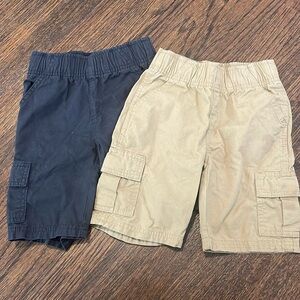 Lot of 2 Children’s Place Size 5 Slim Kids Cargo Shorts
